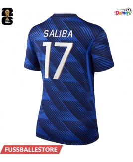 Günstige Frankreich William Saliba #17 Heimtrikot Damen WM 2026 Kurzarm